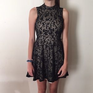 Bailey Blue Keyhole Back Dress